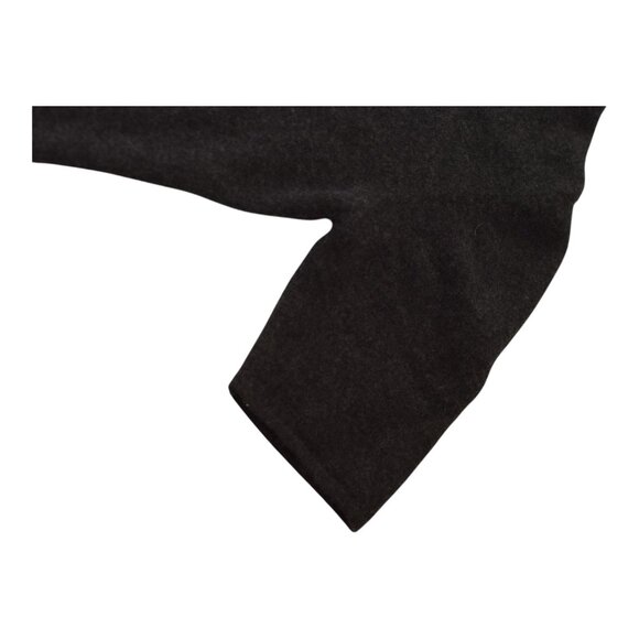 CELINE Paris Gray 100% Cashmere Short Sleeve Turtleneck Knit Top - Picture 5 of 7